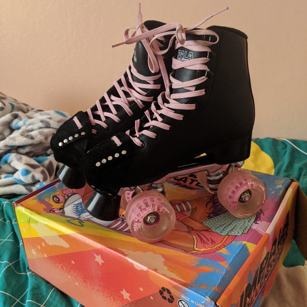 Impala roller quad skates with moxi wheels